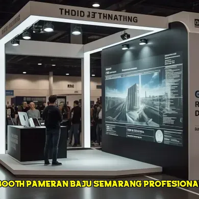 booth pameran baju semarang profesional